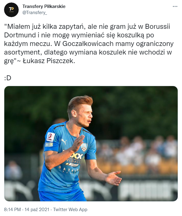 Łukasz Piszczek na temat WYMIANY KOSZULEK po meczu w 3 Lidze ;P